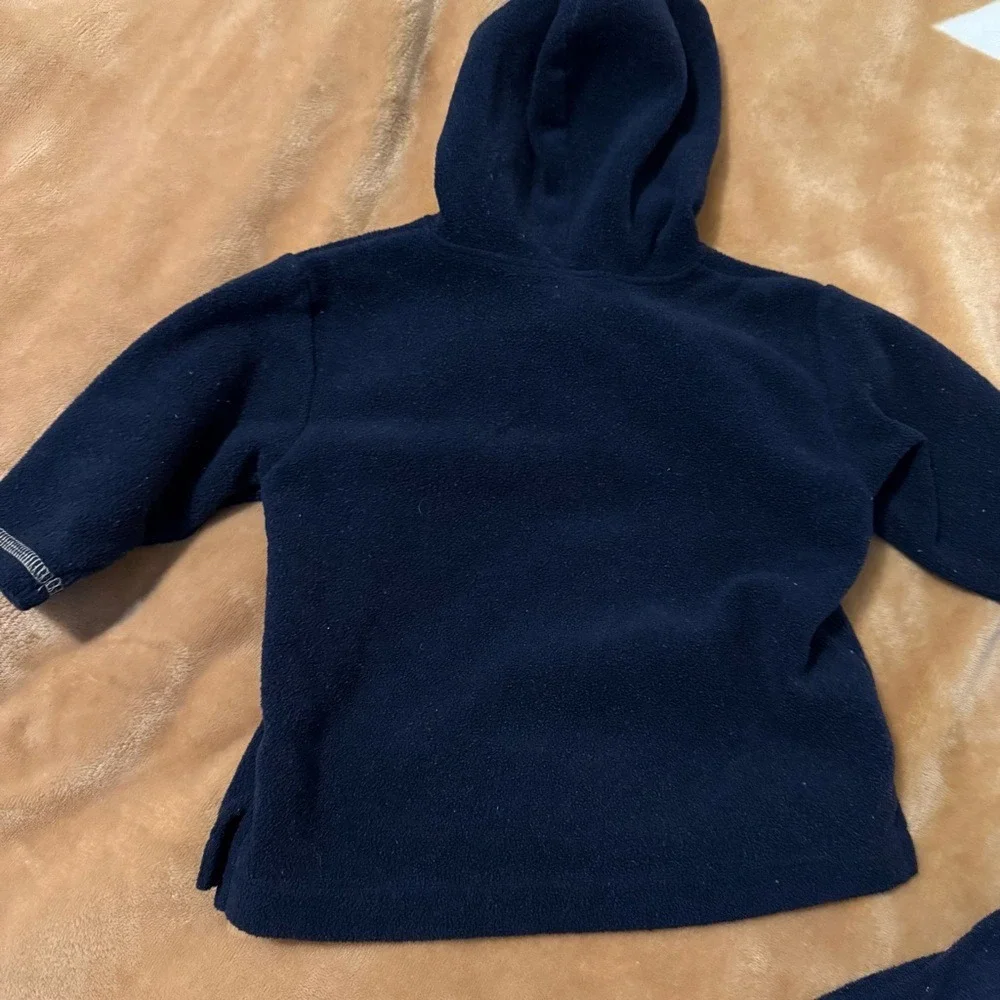 OshKosh Bgosh Baby Boys Navy Blue Fleece Hoodie and Pants Set 6-9 Months